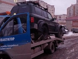 Фото эвакуации джипа