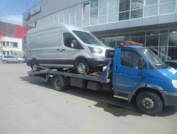 Эвакуация микроавтобуса фото