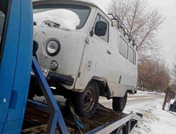 Фото процесса эвакуации